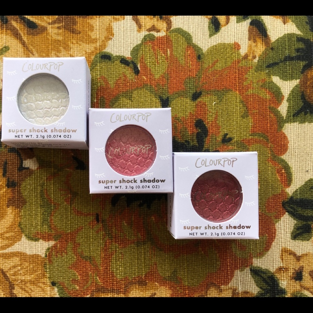 Bundle of 3 ColourPop Super Shock Shadows